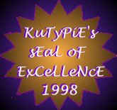 Kutypie's Seal of Excellence 1998