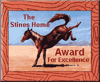 The Stines Home Award For Excellence